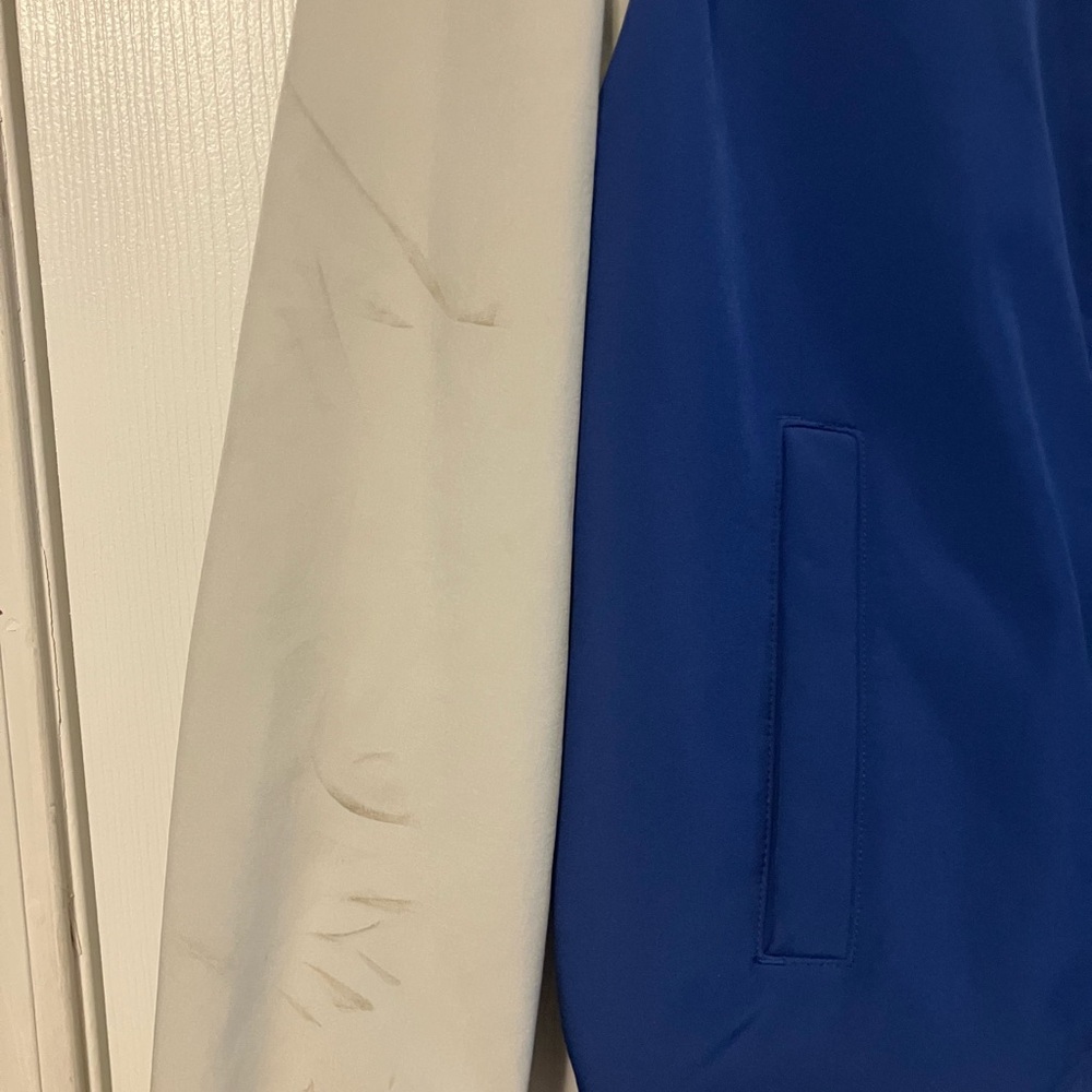 Tommy Hilfiger Men’s L Blue/White Varsity Jacket *See Photos* - Picture 2 of 4